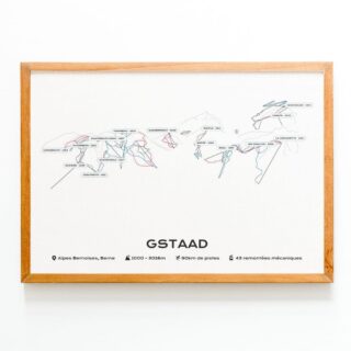 The Post Trace - Affiche Station Gstaad