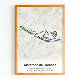 The Post Trace - Affiche Marathon de Florence