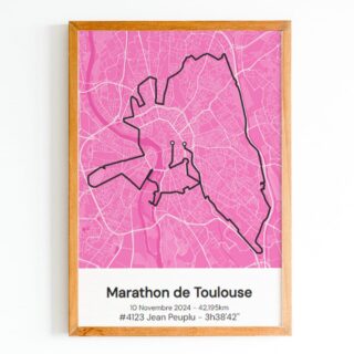 The Post Trace - Affiche Marathon de Toulouse