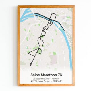 The Post Trace - Seine Marathon 76
