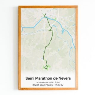 The Post Trace - Affiche Semi Marathon de Nevers