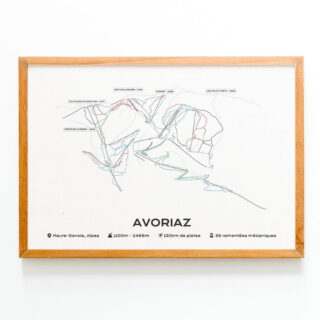 The Post Trace - Affiche Station Avoriaz
