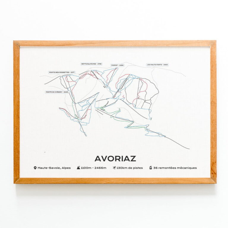 The Post Trace - Affiche Station Avoriaz