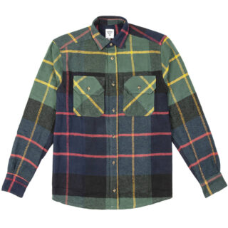 Tricots Marcel - La Chemise Homme Montagnarde – Bleu-Vert