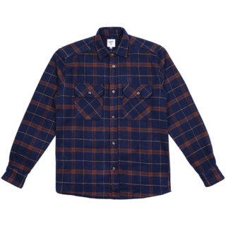 Tricots Marcel - La Chemise Femme Montagnarde – Marine-Café