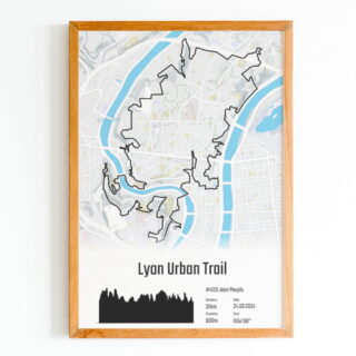 Lyon Urban Trail 28km par la marque The Post Trace The Post Trace - Lyon Urban Trail 28km