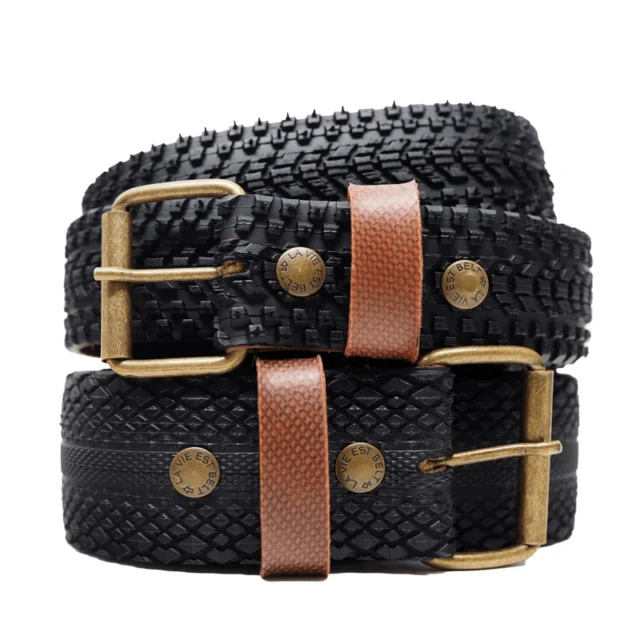 Ceinture fabriquée à partir de pneus