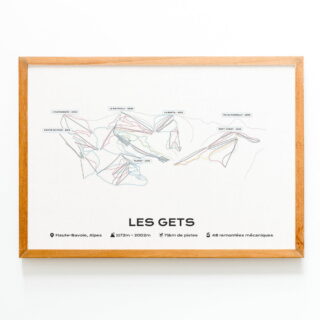 The Post Trace - Affiche Station Les Gets