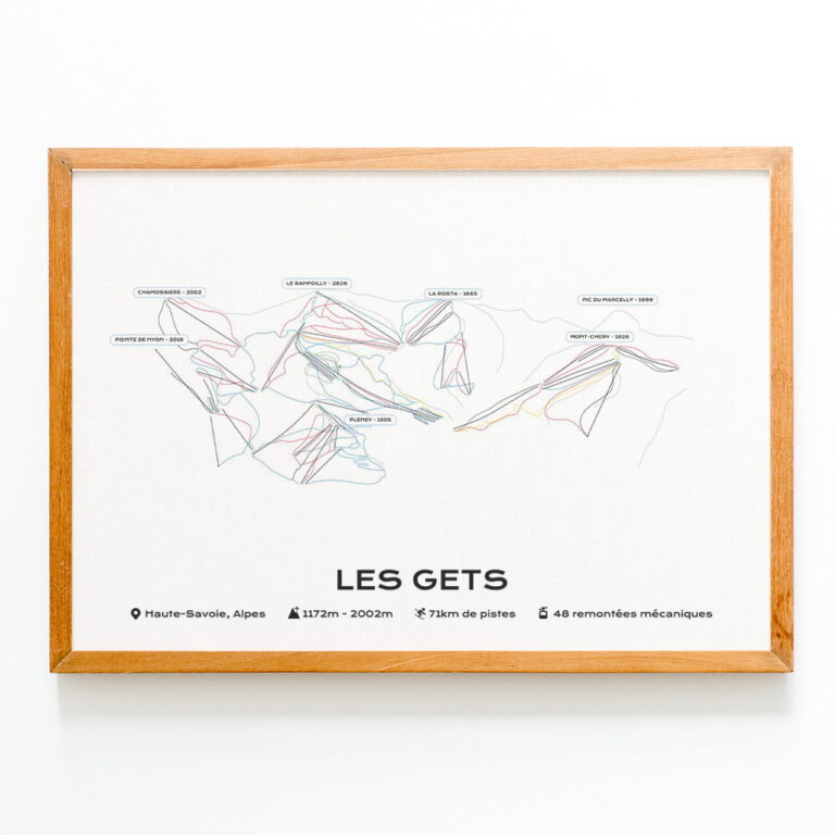 The Post Trace - Affiche Station Les Gets