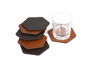 Daguet - Sous-verres  Camel-Marron
