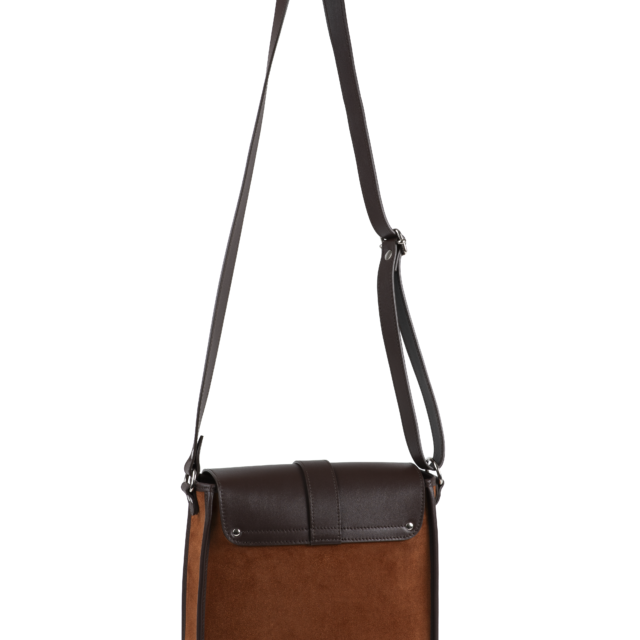 Daguet - Sac Agnès - Marron - Velours marron