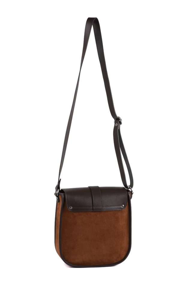 Daguet - Sac Agnès - Marron - Velours marron