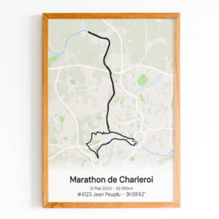 The Post Trace - Marathon de Charleroi