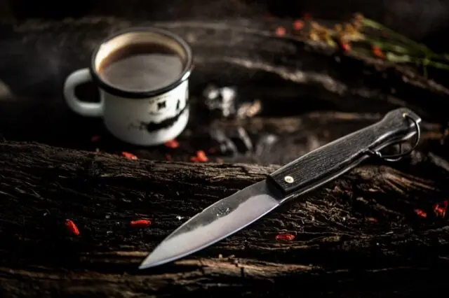 Couteaux Morta - Morta massif XL Brut de Forge