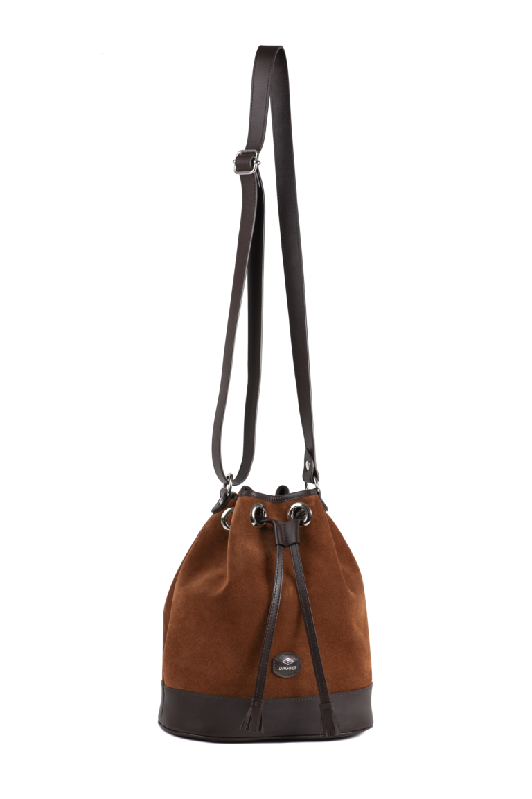 Daguet - Sac Agathe - Marron - Velours marron