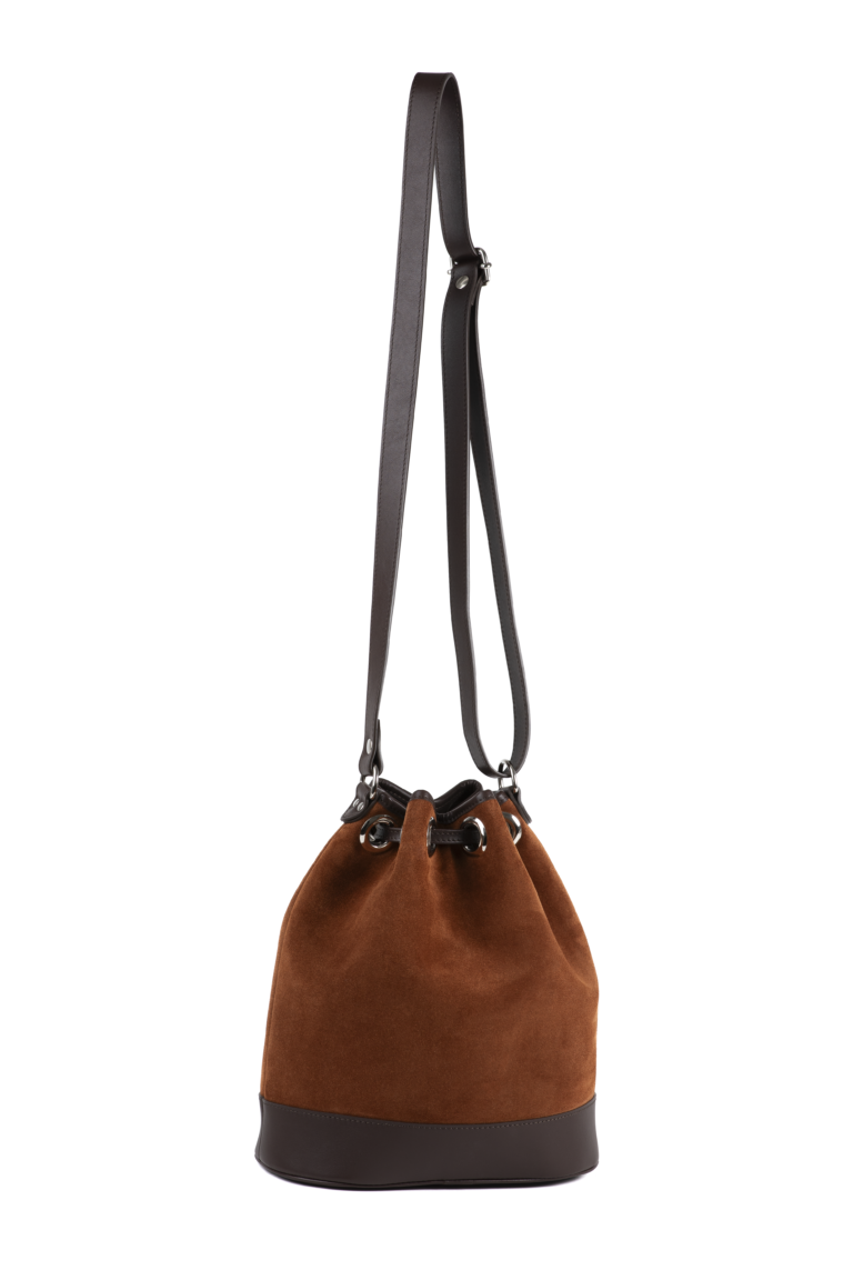 Daguet - Sac Agathe - Marron - Velours marron