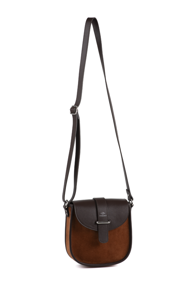 Daguet - Sac Petit Agnès - Marron - Velours marron