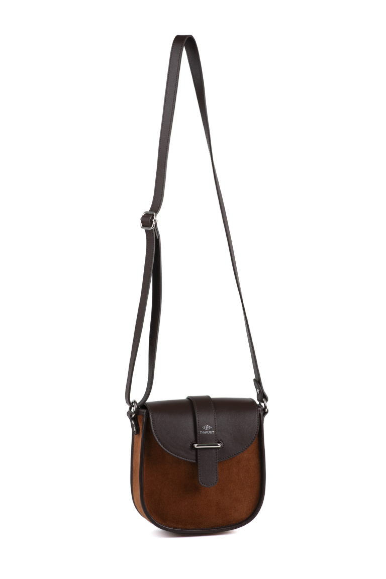 Daguet - Sac Petit Agnès - Marron - Velours marron