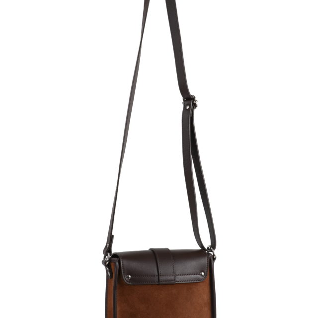 Daguet - Sac Petit Agnès - Marron - Velours marron