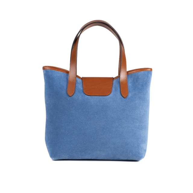 Daguet - Sac Petit Alice - Velours bleu clair