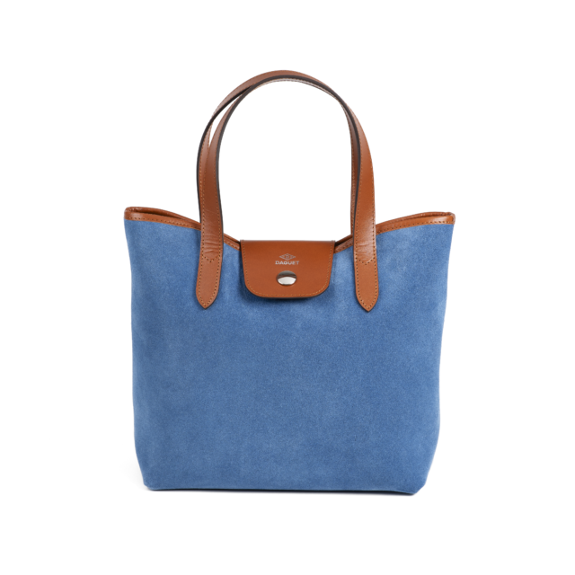 Daguet - Sac Petit Alice - Velours bleu clair