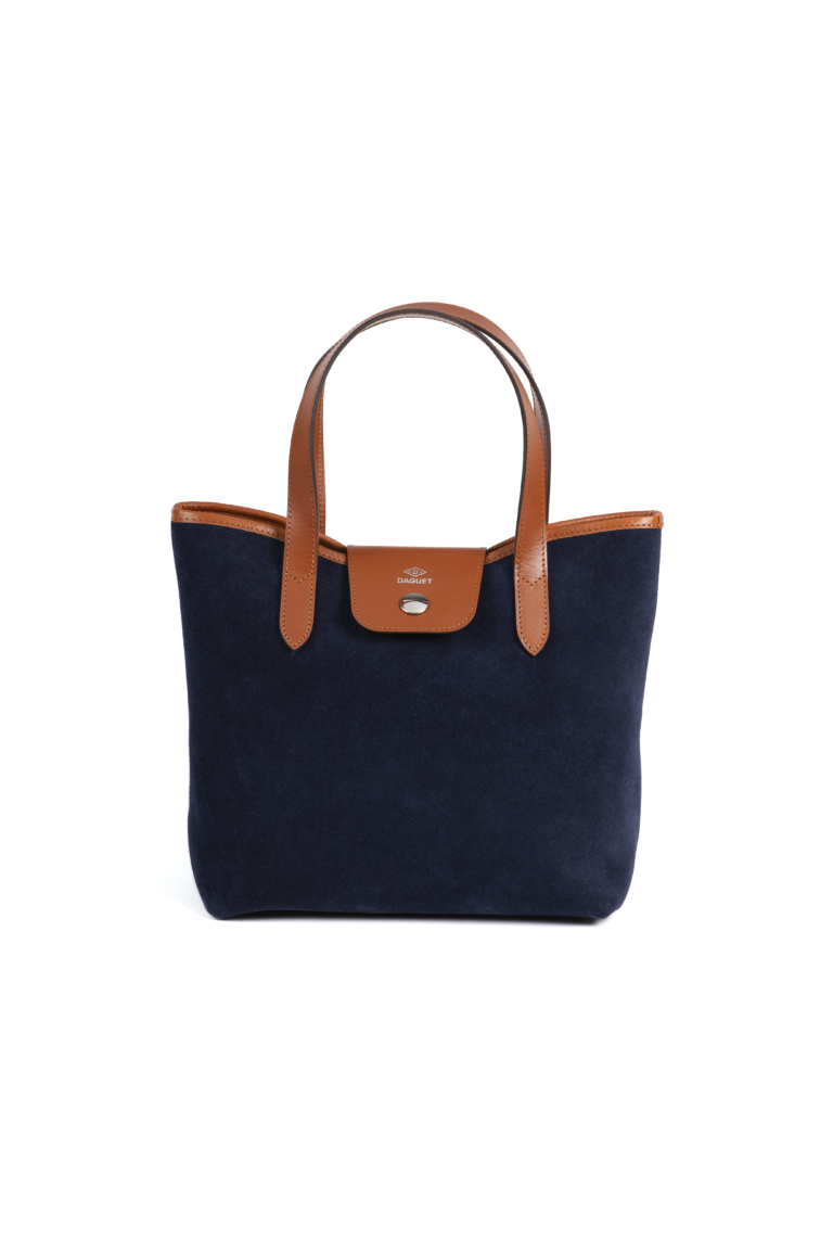 Daguet - Sac Petit Alice - Velours bleu nuit