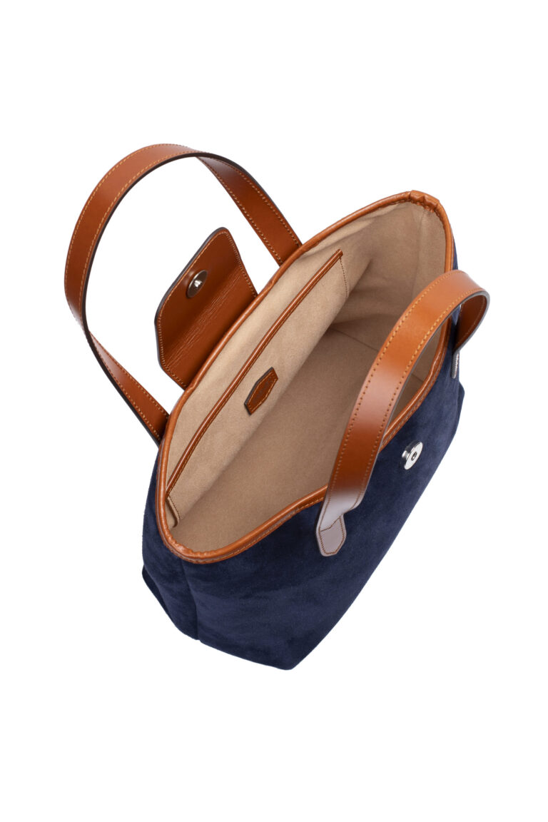 Daguet - Sac Petit Alice - Velours bleu nuit