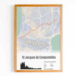 The Post Trace - Le Puy à Saint Jean Pied de Port  Sentier de St Jaques de Compostelles