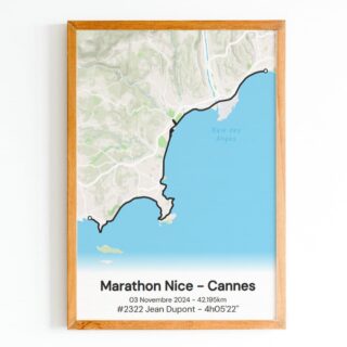 The Post Trace - Affiche Marathon Nice Cannes