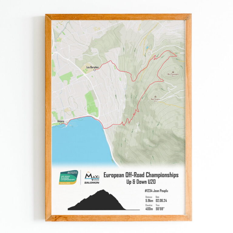 Up Down U20 rouge 1 The Post Trace - MaXi-Race® - European Off-Road Championships U20 Up & Down