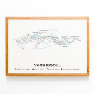 The Post Trace - Affiche Station de Vars Risoul