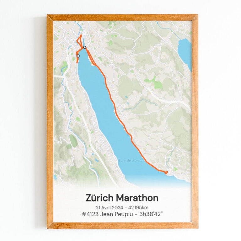 The Post Trace - Affiche du Marathon de Zurich