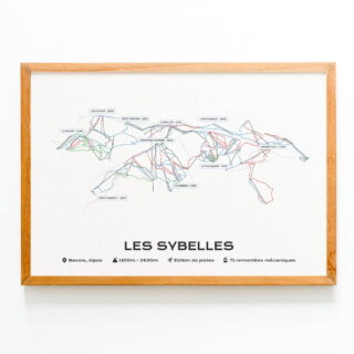 The Post Trace - Affiche Station Les Sybelles