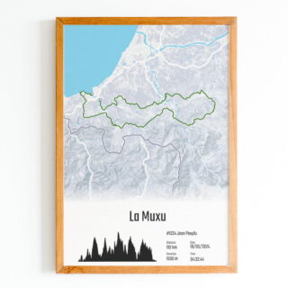 The Post Trace - La Bizikleta – La Muxu – Affiche Cyclisme