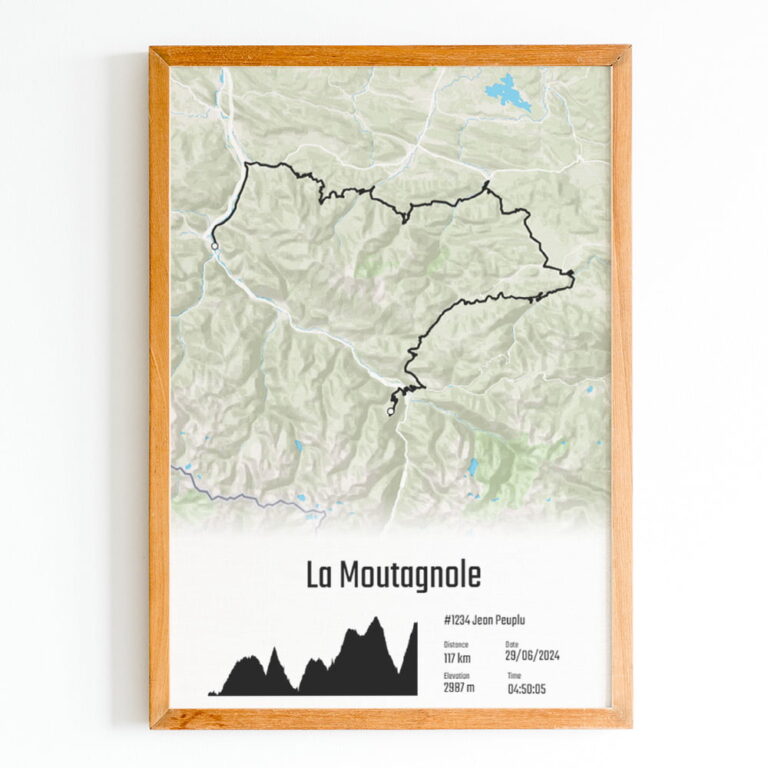 The Post Trace - La Mountagnole - Affiche Cyclisme