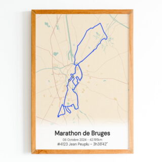 The Post Trace - Marathon de Bruges