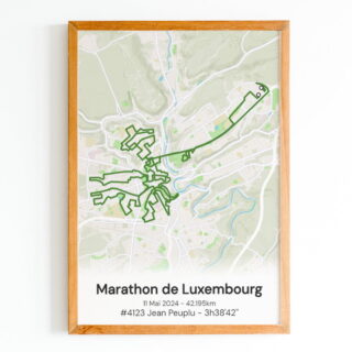The Post Trace - Marathon de Luxembourg