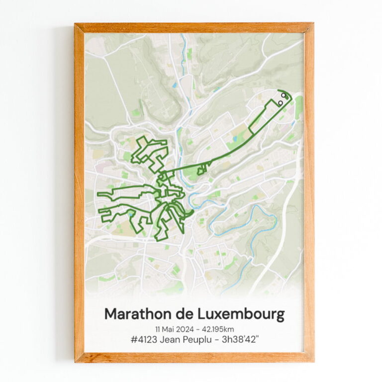 The Post Trace - Marathon de Luxembourg