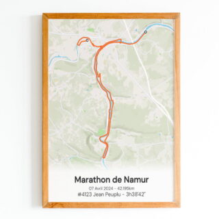 The Post Trace - Marathon de Namur