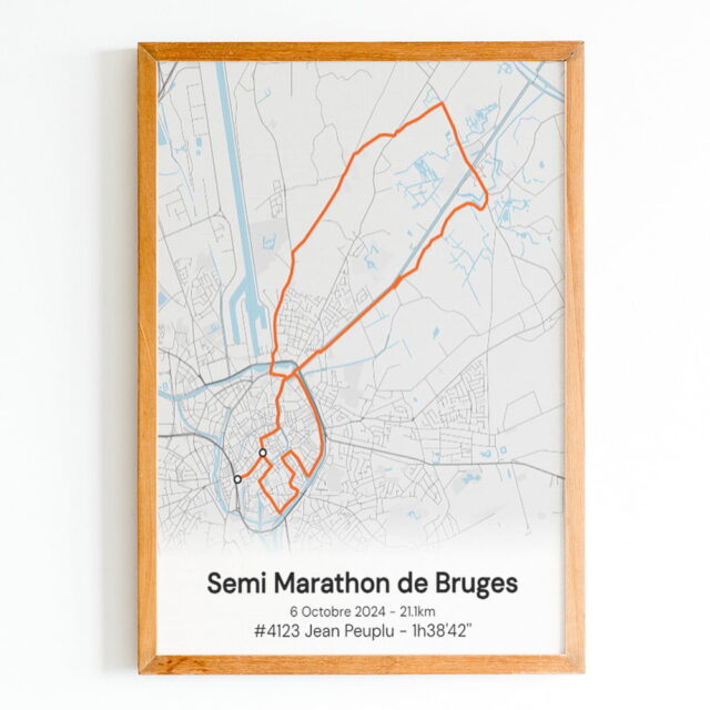 Semi Marathon de Bruges par la marque The Post Trace The Post Trace - Semi Marathon de Bruges