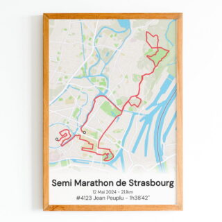 Semi Marathon de Strasbourg par la marque The Post Trace The Post Trace - Semi Marathon de Strasbourg