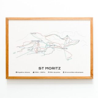 The Post Trace - Affiche Station Saint Moritz