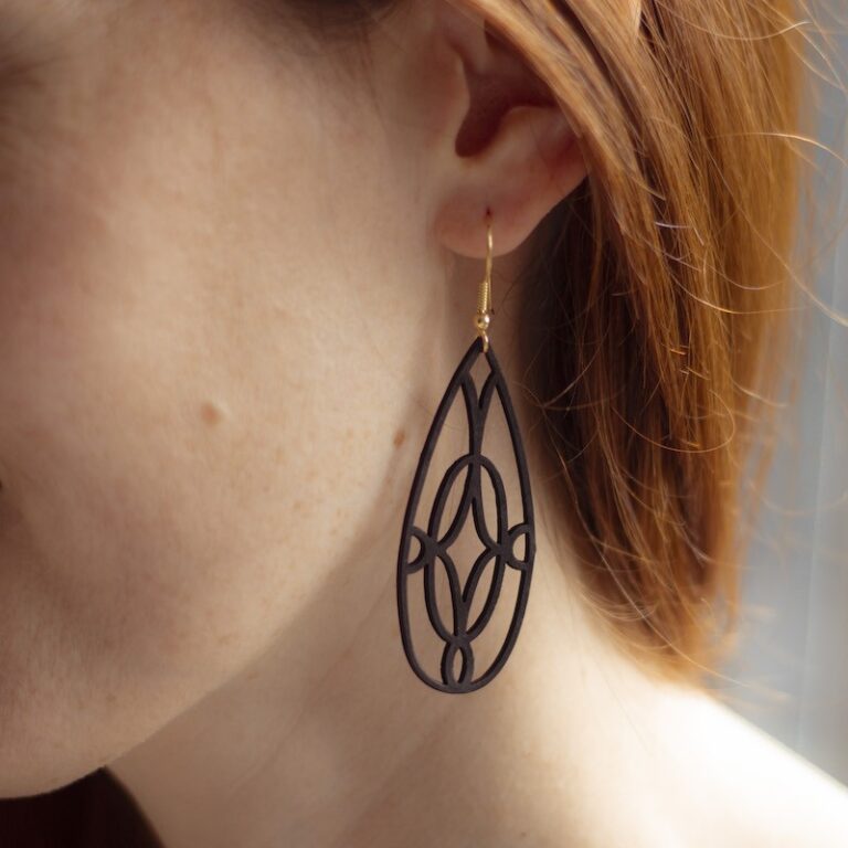 Saint-Lazare - Boucles d'oreilles Joséphine argent