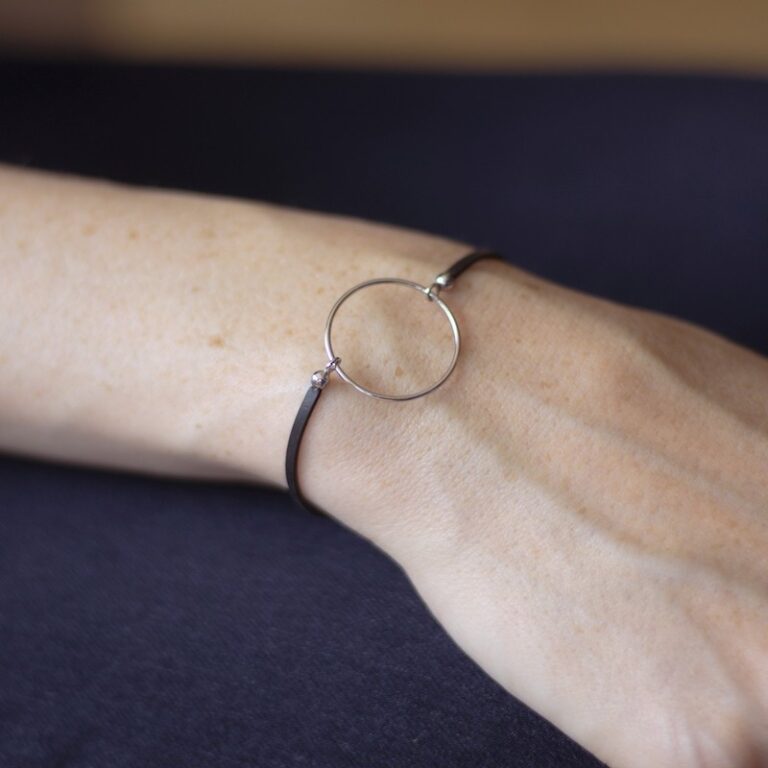 Saint-Lazare - Bracelet anneau argent