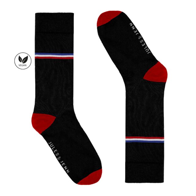 JULES & JENN - Chaussettes coton noir