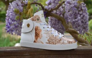 Baron Papillon - Sneaker Barons Papillom Mid Marie-Antoinette Ocre or