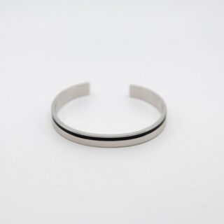 Bracelet jonc argenté par la marque SAINT LAZARE SAINT LAZARE - Bracelet jonc argenté