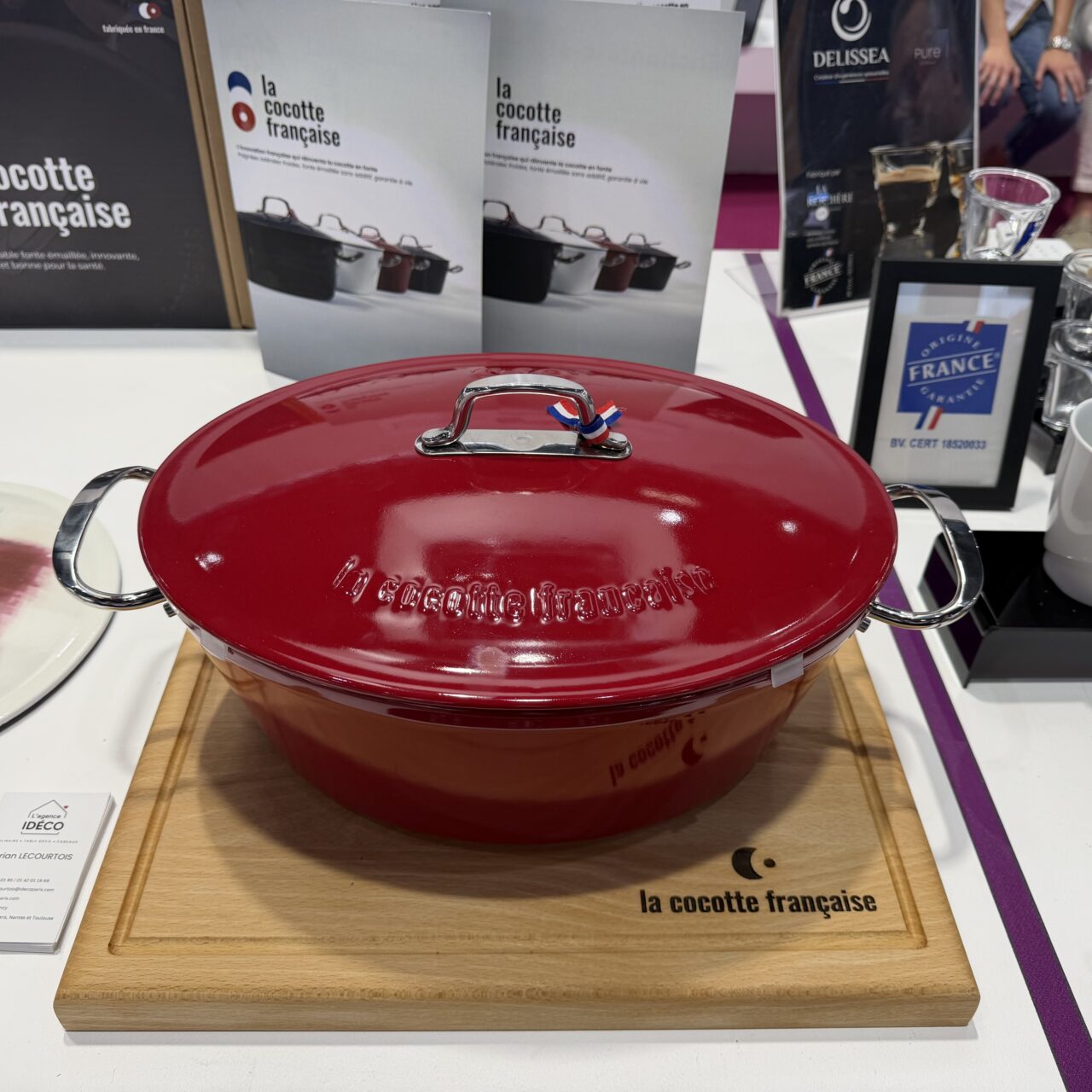 La cocotte française - Grande cocotte en fonte 33cm