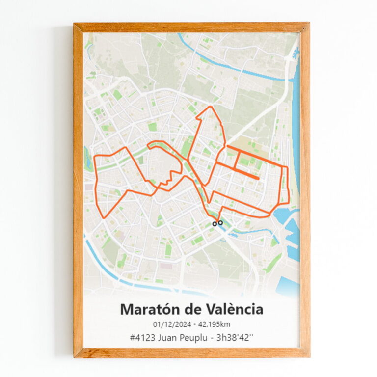 The Post Trace - Affiche Marathon de Valence