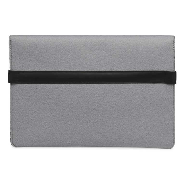 Saint-Lazare - Pochette ordinateur Made in France - Gris clair